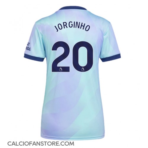 Maglia Calcio Arsenal Jorginho Frello #20 Terza Divisa Donna 2024-25 Manica Corta